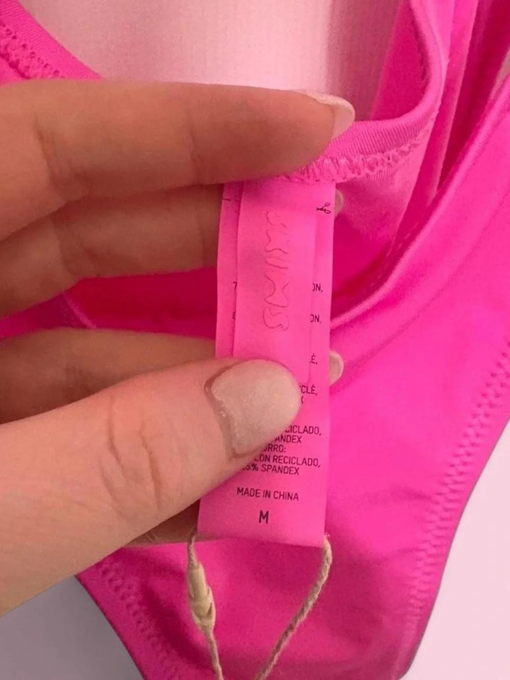 SKIMS Monokini in “Taffy” (Medium)